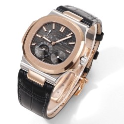 Patek Philippe - Nautilus 40mm 5712 SS/LE Black/Stk GRF A240