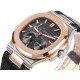 Patek Philippe - Nautilus 40mm 5712 SS/LE Black/Stk GRF A240