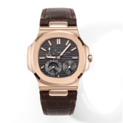 Patek Philippe - Nautilus 40mm 5712 RG/LE Black/Stk GRF A240