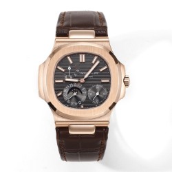 Patek Philippe - Nautilus 40mm 5712 RG/LE Black/Stk GRF A240
