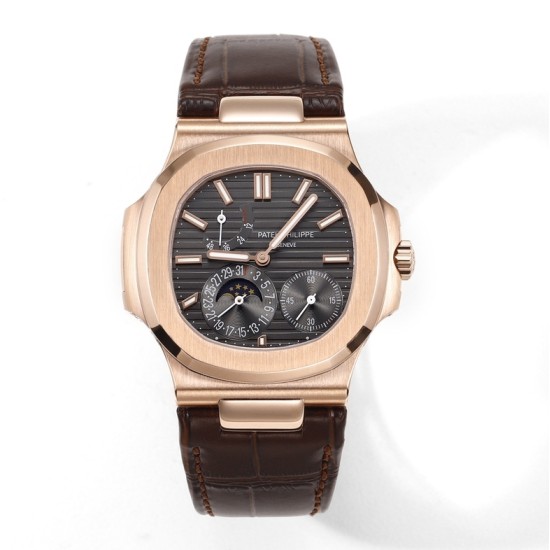 Patek Philippe - Nautilus 40mm 5712 RG/LE Black/Stk GRF A240
