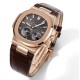 Patek Philippe - Nautilus 40mm 5712 RG/LE Black/Stk GRF A240