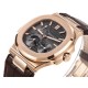Patek Philippe - Nautilus 40mm 5712 RG/LE Black/Stk GRF A240