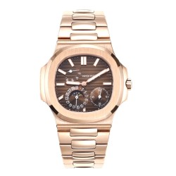 Patek Philippe - Nautilus 40mm 5712 RG/RG Brown/Stk GRF A240