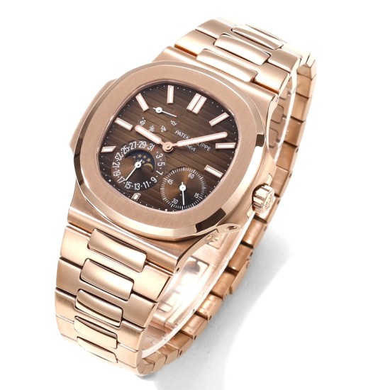 Patek Philippe - Nautilus 40mm 5712 RG/RG Brown/Stk GRF A240