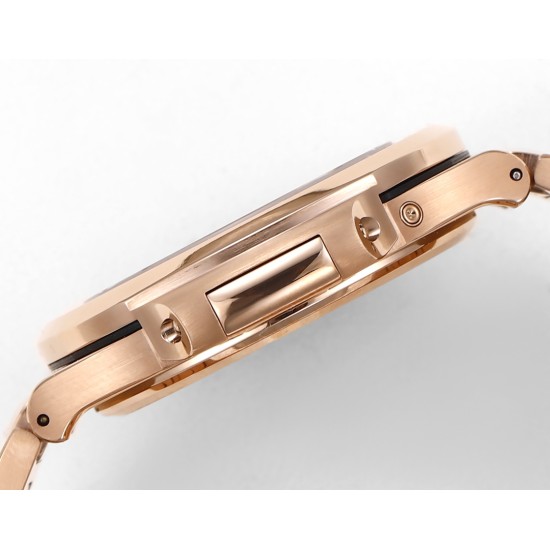 Patek Philippe - Nautilus 40mm 5712 RG/RG Brown/Stk GRF A240