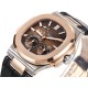 Patek Philippe - Nautilus 40mm 5712 RG/LE Brown/Stk GRF A240