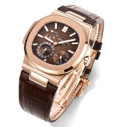Patek Philippe - Nautilus 40mm 5712 RG/LE Brown/Stk GRF A240