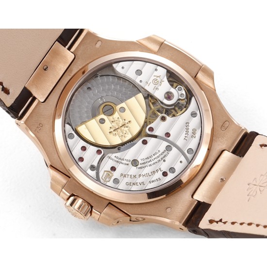 Patek Philippe - Nautilus 40mm 5712 RG/LE Brown/Stk GRF A240