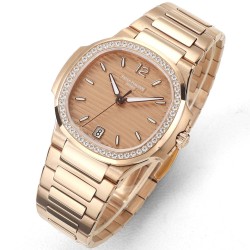 Patek Philippe - Nautilus 7118 35mm Dia RG/RG Rose Gold Dial MSF A324