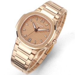 Patek Philippe - Nautilus 7118 35mm RG/RG Rose Gold Dial MSF A324