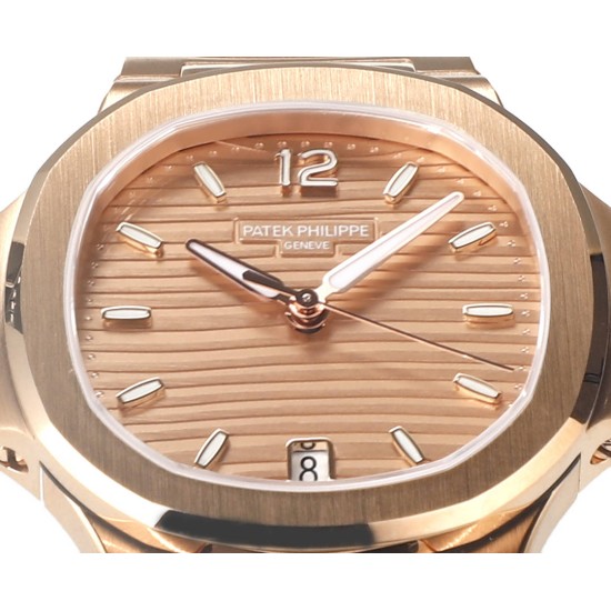 Patek Philippe - Nautilus 7118 35mm RG/RG Rose Gold Dial MSF A324