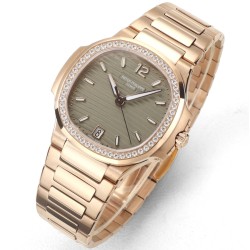 Patek Philippe - Nautilus 7118 35mm Dia RG/RG Green Dial MSF A324