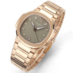 Patek Philippe - Nautilus 7118 35mm RG/RG Green Dial MSF A324