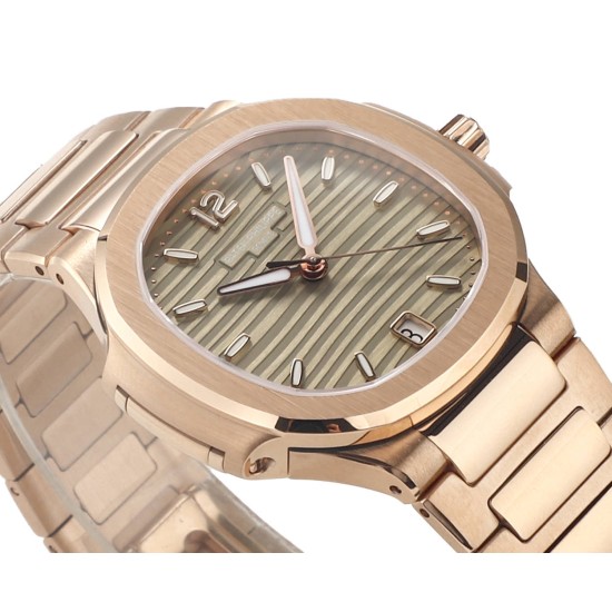 Patek Philippe - Nautilus 7118 35mm RG/RG Green Dial MSF A324