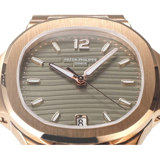 Patek Philippe - Nautilus 7118 35mm RG/RG Green Dial MSF A324