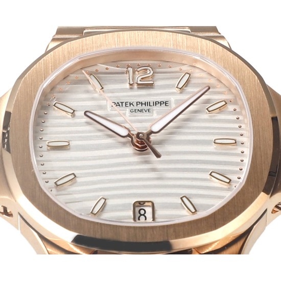 Patek Philippe - Nautilus 7118 35mm RG/RG White Dial MSF A324