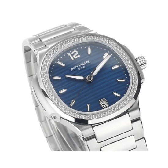 Patek Philippe - Nautilus 7118 35mm Dia SS/SS Blue Dial MSF A324