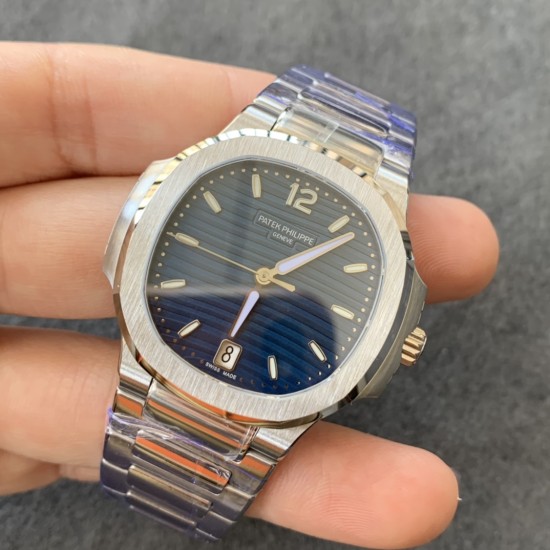 Patek Philippe - Nautilus 7118 35mm SS/SS Blue Dial MSF A324