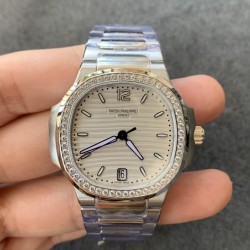 Patek Philippe - Nautilus 7118 35mm Dia SS/SS White Dial MSF 