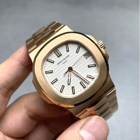 Patek Philippe - Nautilus 5711 40mm RG/RG White/Stk PPF A324 