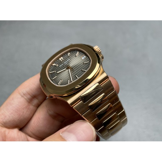 Patek Philippe - Nautilus 5711 40mm RG/RG Grey/Stk PPF A324