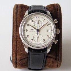 IWC-Da Vinci Chrono Laureus Ed IW393402 SS/LE White Dial YLF Asia 89361