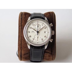 IWC-Da Vinci Chrono Laureus Ed IW393402 SS/LE White Dial YLF Asia 89361