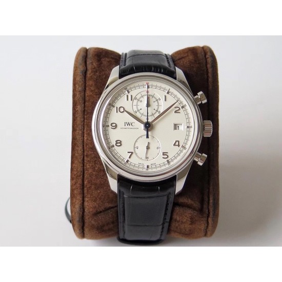 IWC-Da Vinci Chrono Laureus Ed IW393402 SS/LE White Dial YLF Asia 89361