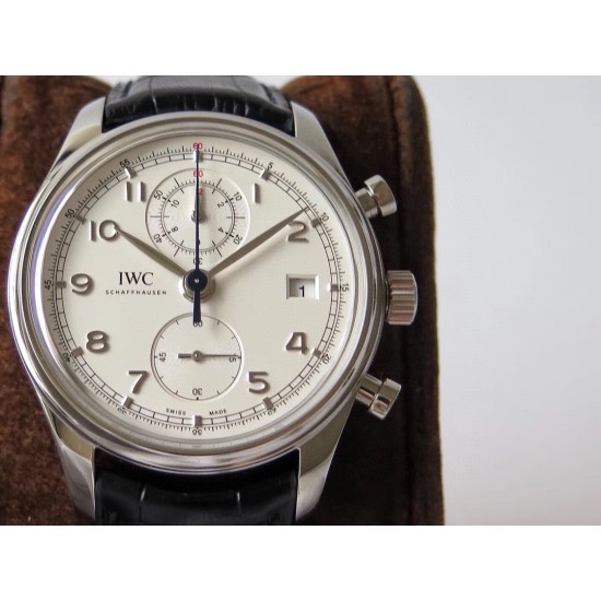 IWC-Da Vinci Chrono Laureus Ed IW393402 SS/LE White Dial YLF Asia 89361