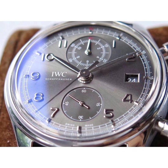 IWC-Da Vinci Chrono Laureus Ed IW393402 SS/LE Grey Dial YLF Asia 89361