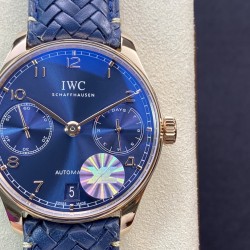IWC-Portugieser 7 Days 42mm RG/LE Blue Dial YLF  A52010