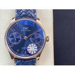 IWC-Portugieser 7 Days 42mm RG/LE Blue Dial YLF  A52010
