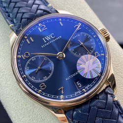 IWC-Portugieser 7 Days 42mm RG/LE Blue Dial YLF  A52010