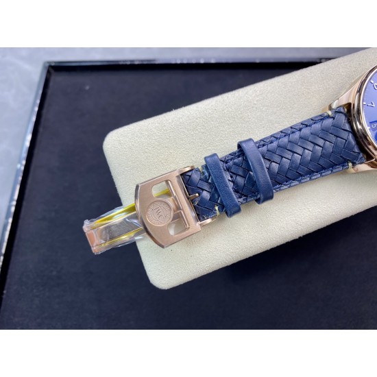 IWC-Portugieser 7 Days 42mm RG/LE Blue Dial YLF  A52010