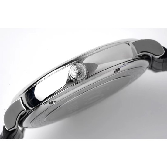 IWC-Portofino Automatic 40mm SS/LE Wht/Blk Stk ZF A9019