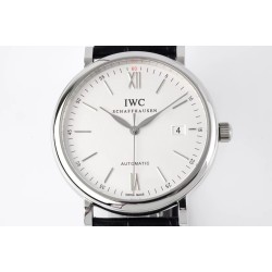 IWC-Portofino Automatic 40mm SS/LE Wht/Blk Stk ZF A9019