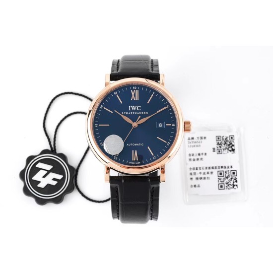 IWC-Portofino Automatic 40mm RG/LE Blue Dial STK ZF A9019