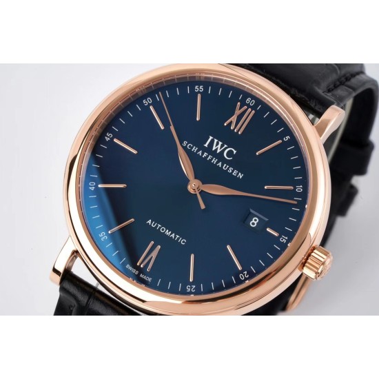 IWC-Portofino Automatic 40mm RG/LE Blue Dial STK ZF A9019