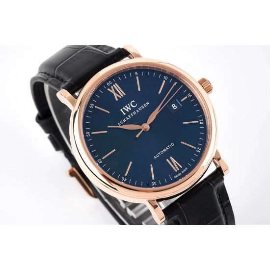 IWC-Portofino Automatic 40mm RG/LE Blue Dial STK ZF A9019