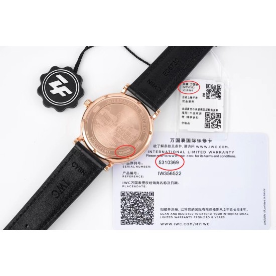 IWC-Portofino Automatic 40mm RG/LE Blue Dial STK ZF A9019