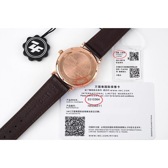 IWC-Portofino Automatic 40mm RG/LE Grey Dial STK ZF A9019