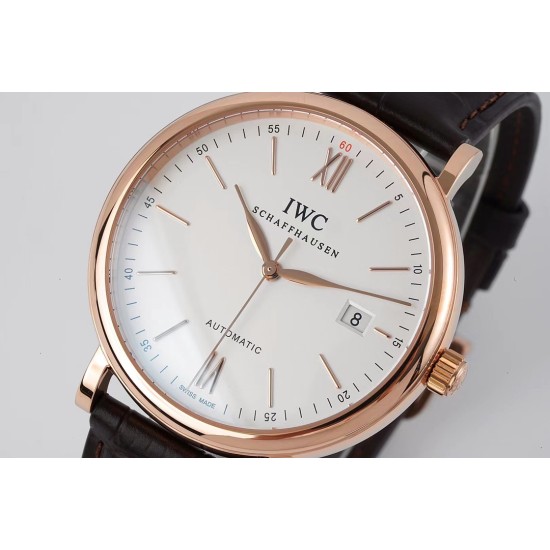 IWC-Portofino Automatic 40mm RG/LE White Dial STK ZF A9019