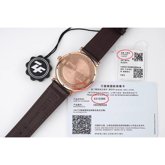 IWC-Portofino Automatic 40mm RG/LE White Dial STK ZF A9019