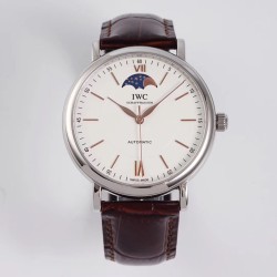 IWC-Portofino Automatic Moonphase White SS/LE 40mm AIF Cal.35800