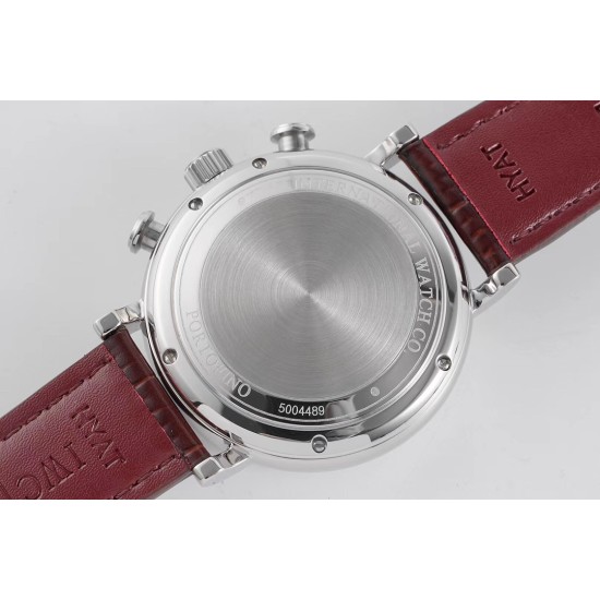 IWC-Portofino Chrono IW391007 42mm SS/LE White/SS TWF A7750
