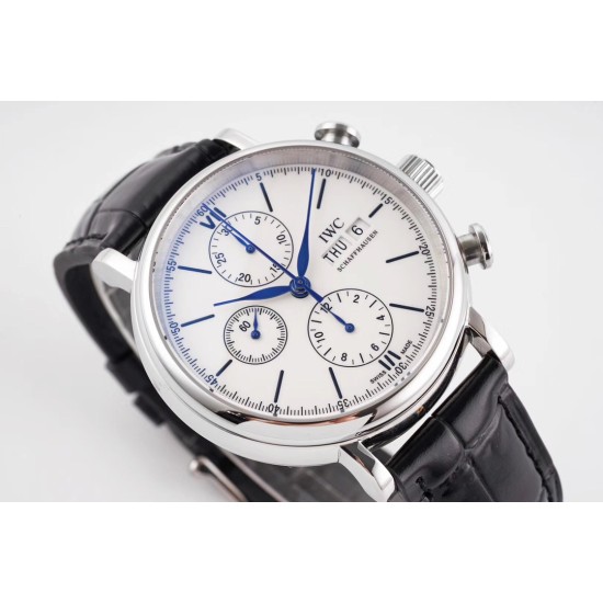 IWC-Portofino Chrono IW391024 42mm SS/LE White TWF Asia 7750