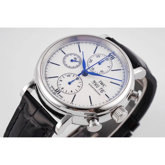 IWC-Portofino Chrono IW391024 42mm SS/LE White TWF Asia 7750