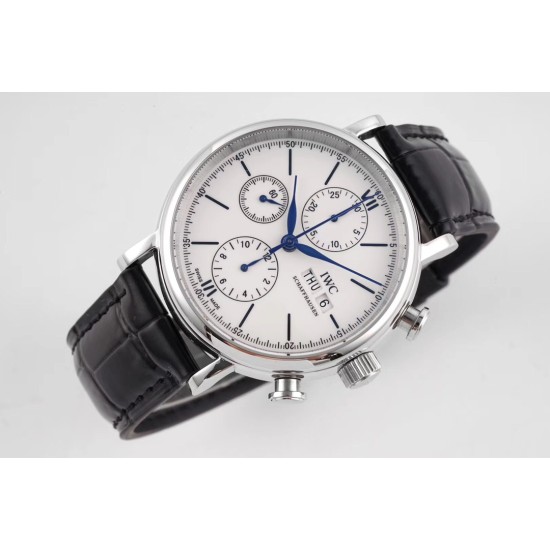 IWC-Portofino Chrono IW391024 42mm SS/LE White TWF Asia 7750