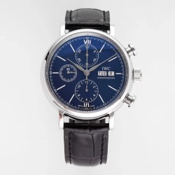 IWC-Portofino Chrono IW391007 42mm SS/LE Blue/SS TWF A7750